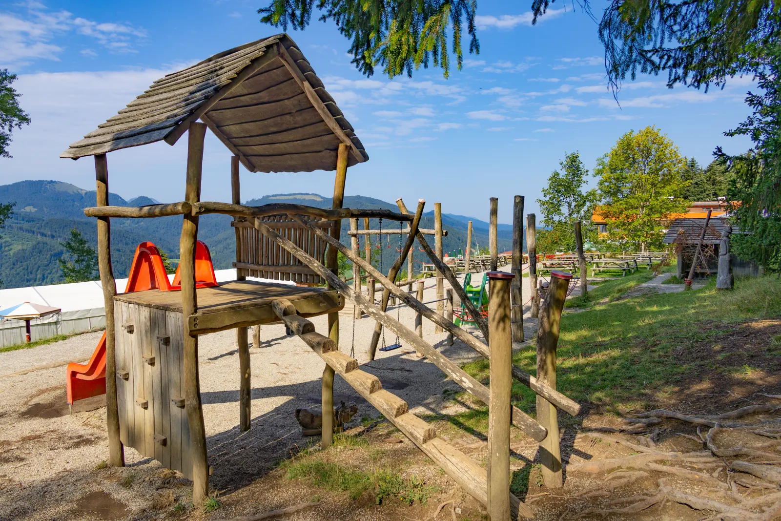 The playground for the children