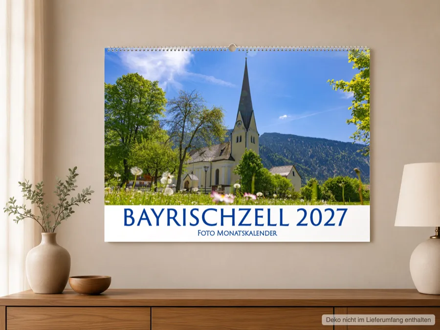 Der Bayrischzell-Kalender, der beim Frühling-Quiz zu gewinnen ist