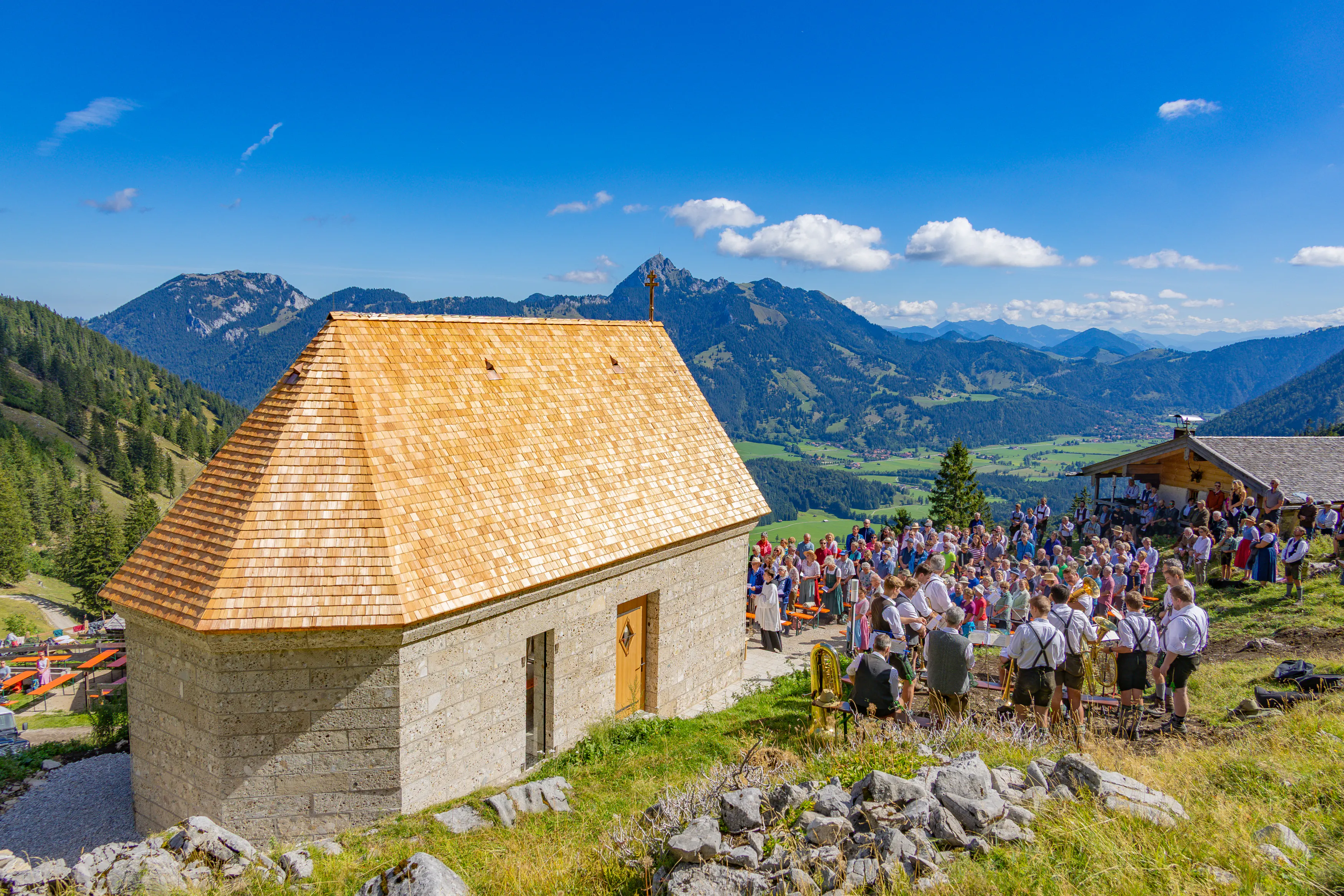 Die Kapelle auf der Geitauer Alm
