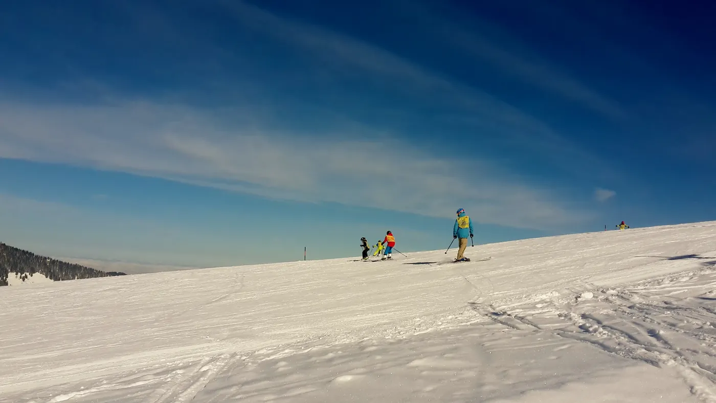 Unterwegs auf der Piste