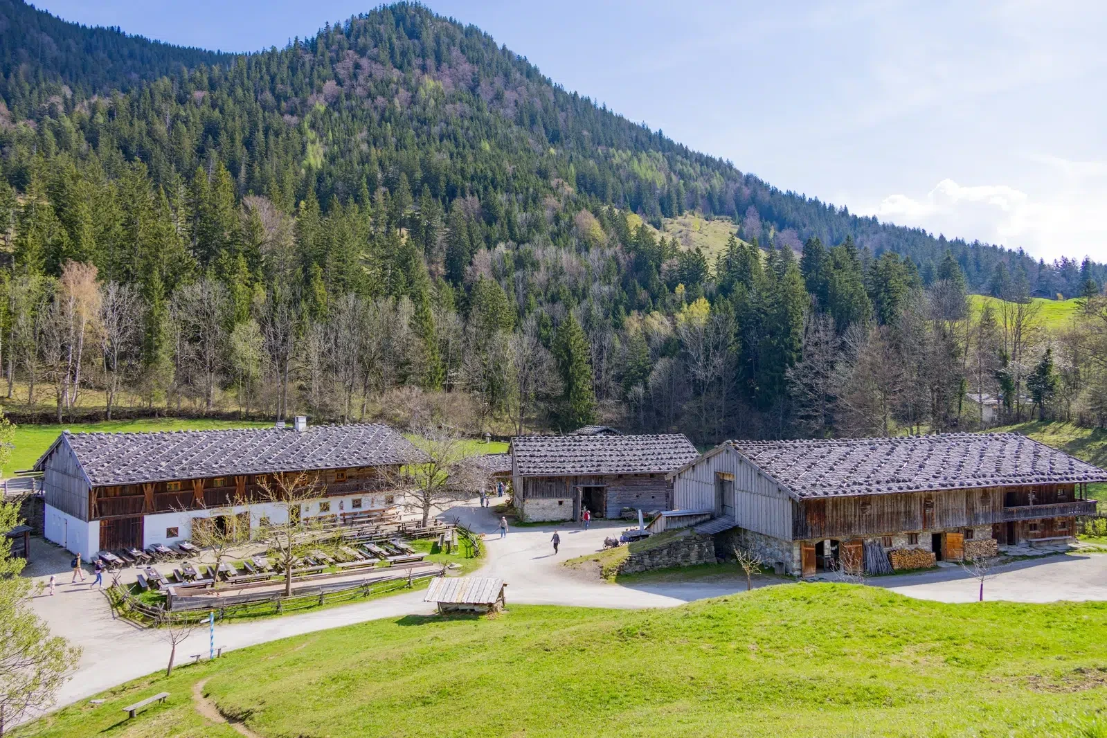 Blick über das Museumsdorf