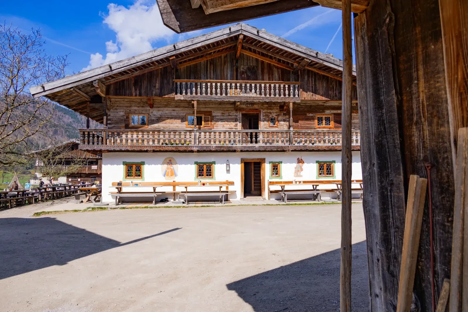 Gemütlicher Biergarten