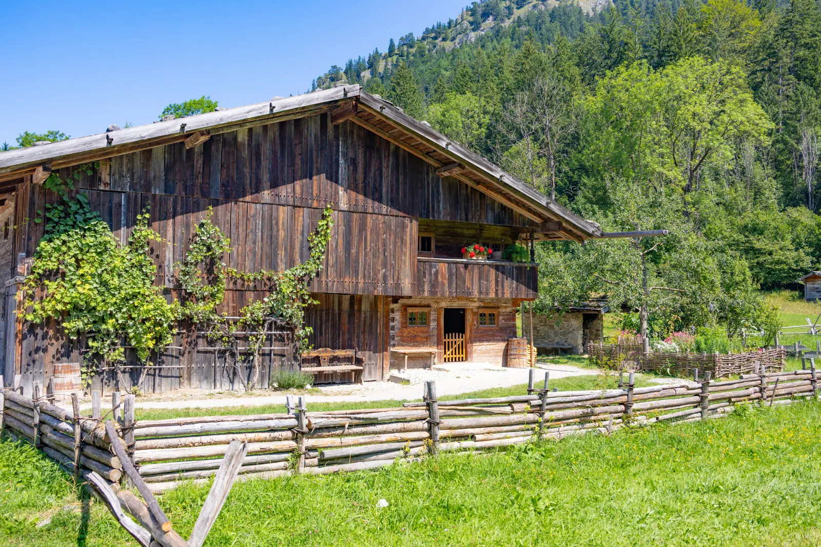 Der Riederhof im Sommer
